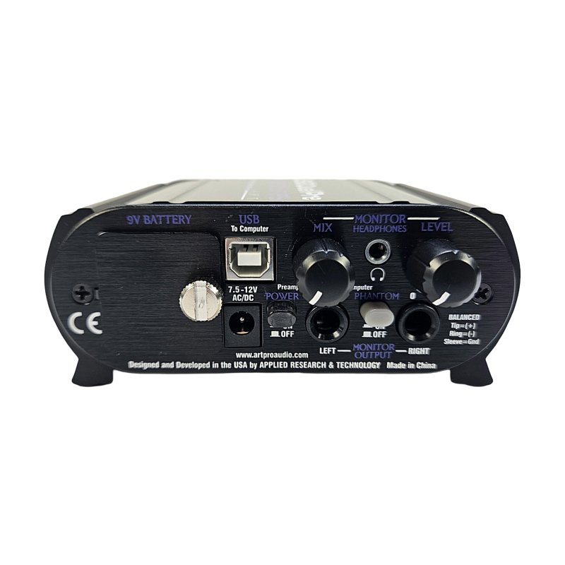 ART 2 kanals mikrofon forforstrker med USB