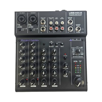ART Mixer 6 kanaler med USB interface