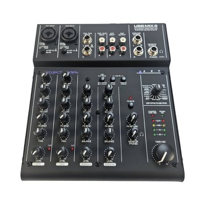 ART Mixer 6 kanaler med USB interface