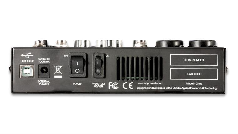 ART Mixer 6 kanaler med USB interface