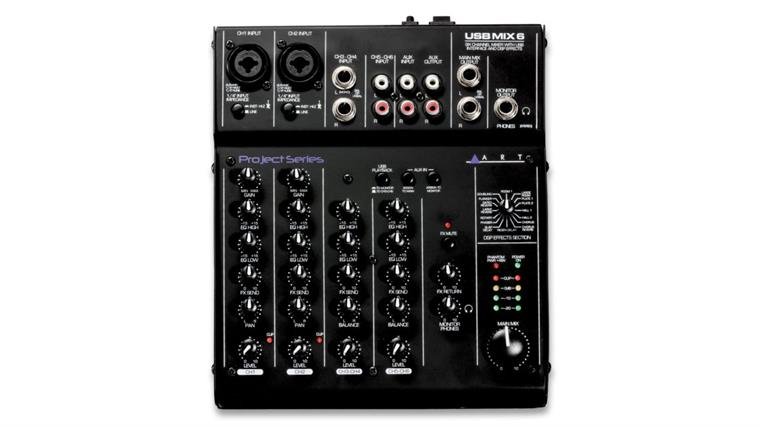 ART Mixer 6 kanaler med USB interface