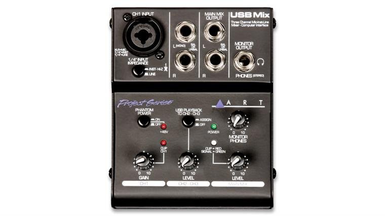 ART Mixer 3 kanaler med USB interface