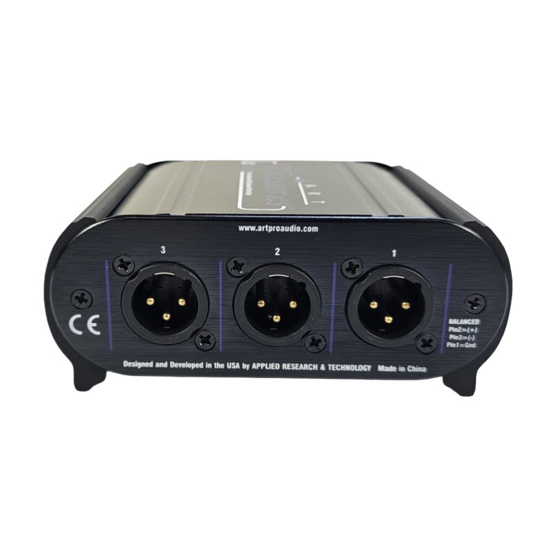 ART Kompakt patch bay 3 kanaler balanceret XLR