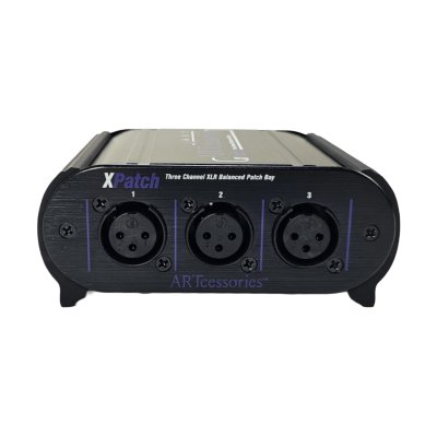 ART Kompakt patch bay 3 kanaler balanceret XLR