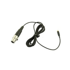 Audac kabel til CMX705, 725, 4 pin mini XLR, Sort