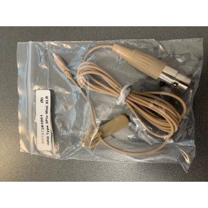 Audac kabel til heads�t, AKG type 3-pin XLR , Beige