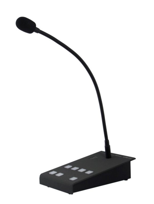 Digital paging mikrofon  APM104 mk2 til 4 zoner