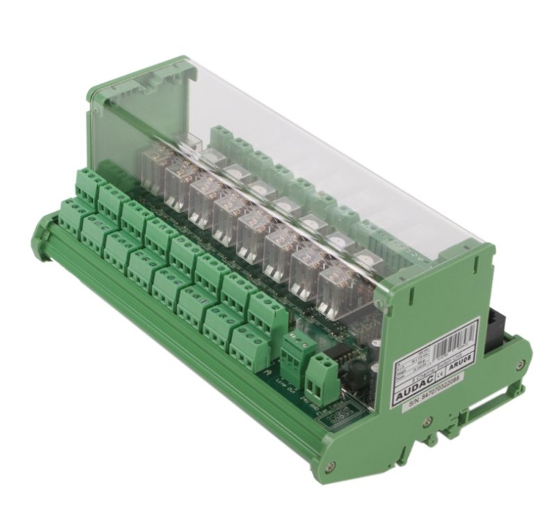 Audac Digital relay ARU108 mk2 enhed til 8 zoner