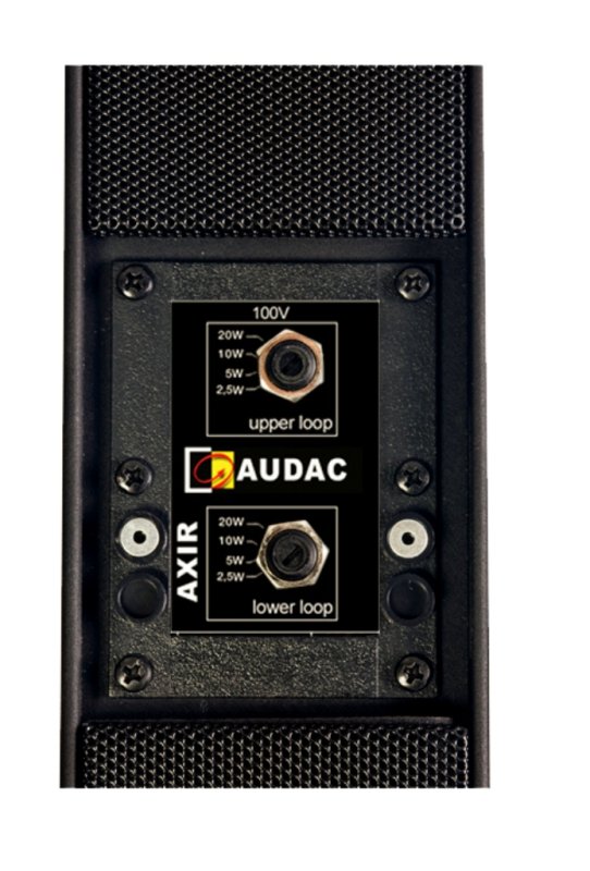 Audac Axir pelarhgtalare 120W, 100 V el. 6 Ohm, svart