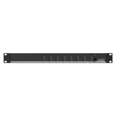Audac CEP803 forst�rker 100 V og 4 Ohm 8 x 30 W