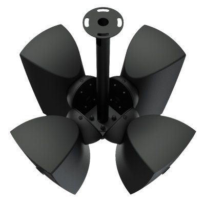 Audac h�jttaler cluster beslag til 4 stk. Ateo 6, Hvid