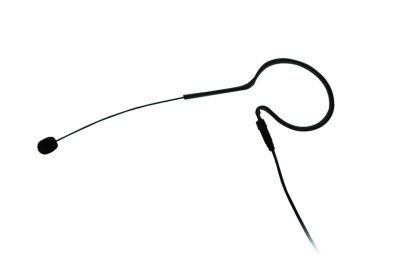 Audac headset mikrofon kondensator med multistik, Sort