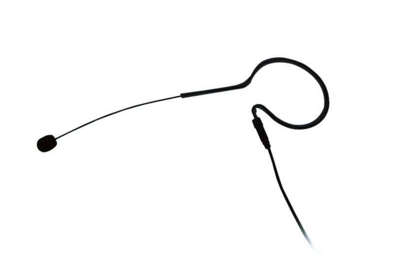 Audac headset mikrofon kondensator med multistik, Sort