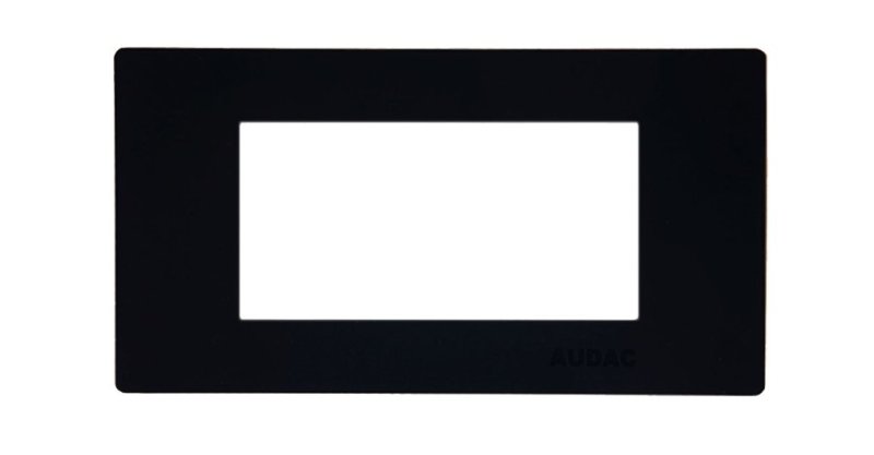 Audac ramme til indbygningsdse til 2 stk CP45, Sort