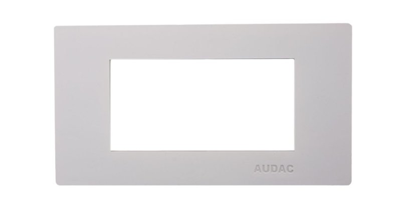 Audac ramme til indbygningsdse til 2 stk CP45, Hvid
