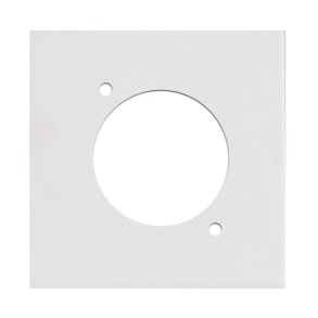 Audac T�ckplatta 45x45mm, D-size h�l, vit