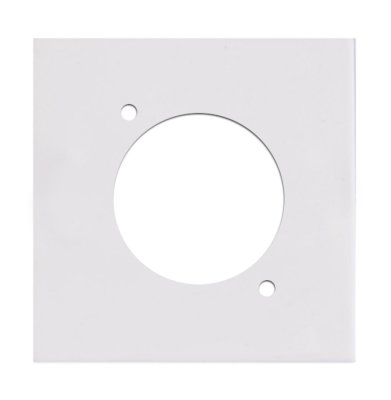 Audac Tckplatta 45x45mm, D-size hl, vit