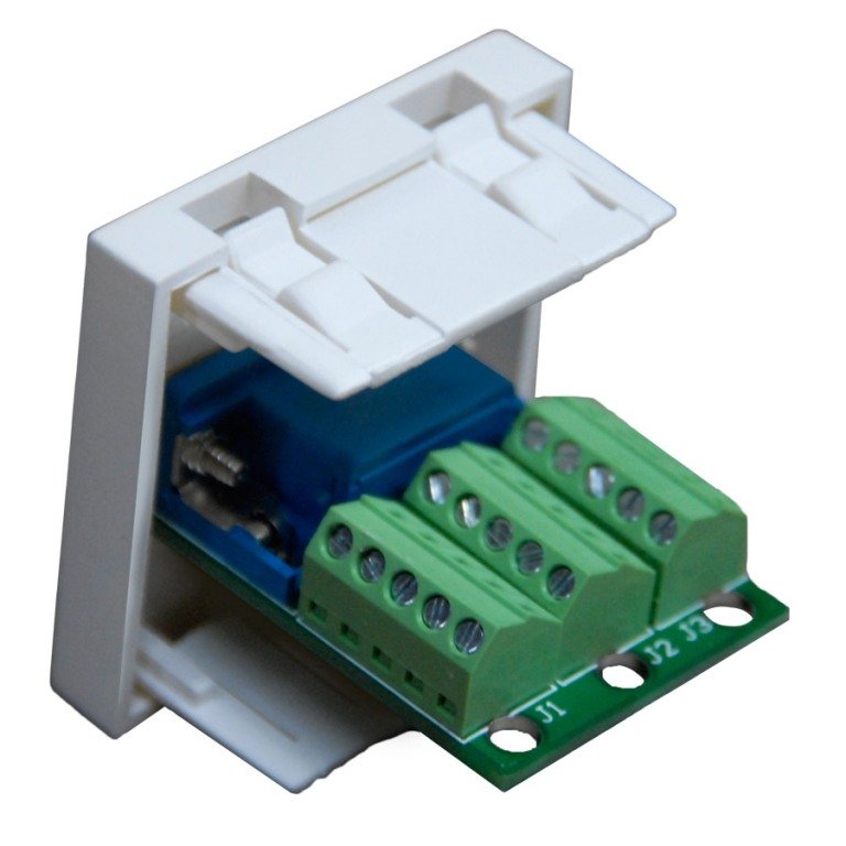 Audac VGA Blndplade 45 x 45 mm, Hvid