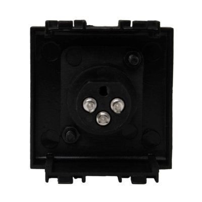 Audac Hun XLR Tckplatta 45 x 45 mm, Svart