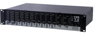 Audac Zonemixer 2 zoner, 10 kanaler rackmontering 2U