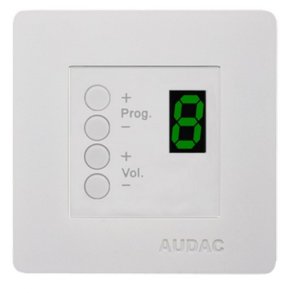 Audac vgpanel kontroller 8 zoner 45 x 45, hvid