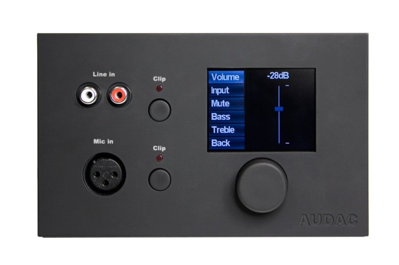 Audac All-in-one digital vgpanel til R2 & M2, Sort