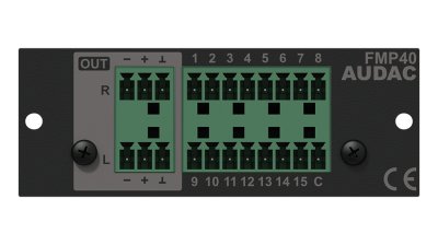 Audac Voicefile player modul til XMP44 og MFA-serie