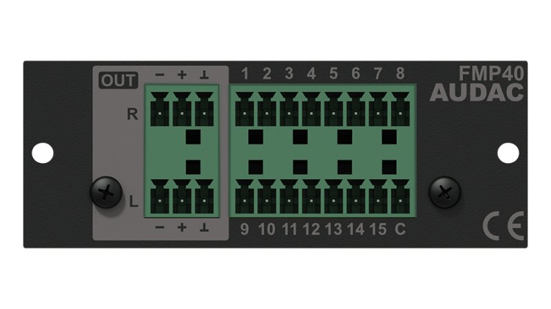 Audac Voicefile player modul til XMP44 og MFA-serie