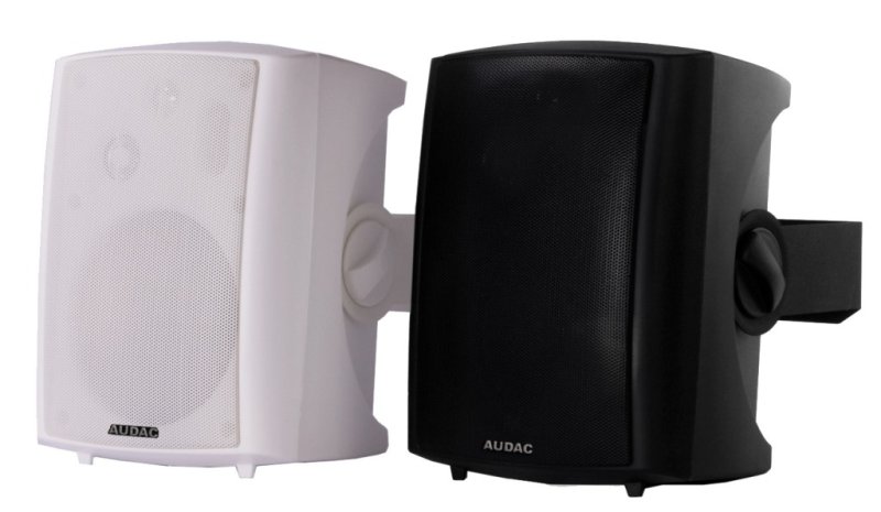 Audac LW523 3-vejs aktiv hjttaler st, 2x40W, hvid RJ45 out