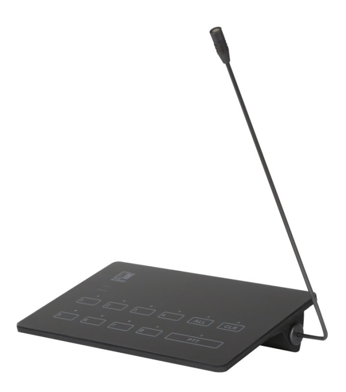 Audac paging-konsol til MTX88 - 8 zoner