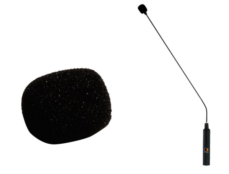 Audac MWS200 vindhtte til CMX200 mikrofon, Sort