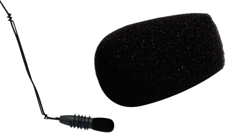 Audac MWS380 vindhtte til CMX380 mikrofon, Sort