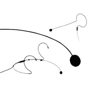 Audac vindh�tte til CMX8-serie heads�t mikrofon, Sort