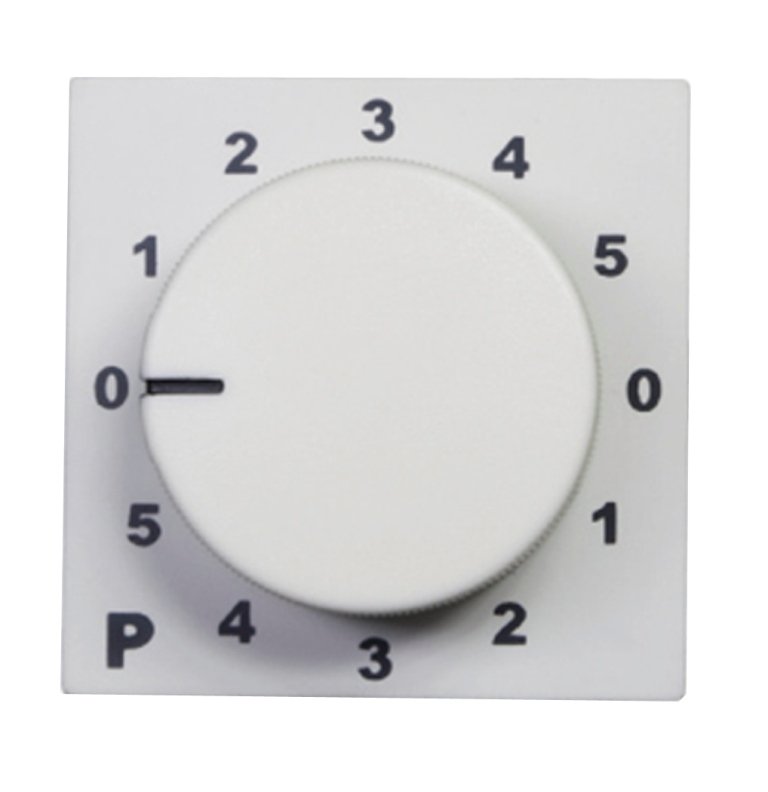 Program Kontrol til 5 zone - hvid til Euro 45x45 stand