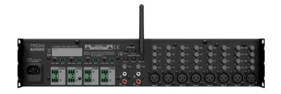 Audac zonemixer 4 zoner 10 in & 1 stereo out, m/Bluetooth