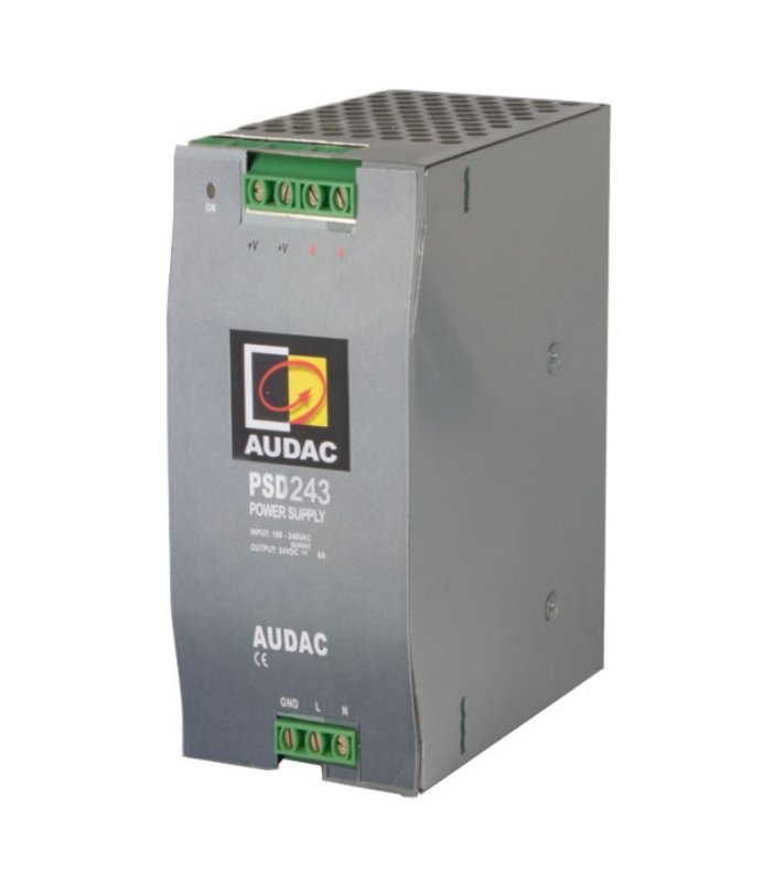 Audac Power supply 24 volt 1.88 Amp 45 Watt Din Rail