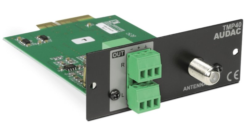 Audac FM tuner modul til XMP44 og MFA-serie