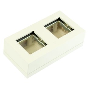 Audac v�ggmonteringsdosa f�r 2 CP45 plattor, Vit