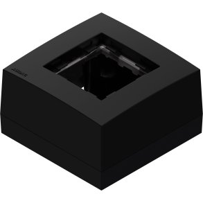 Audac v�gmonteringsd�se til 1 stk. CP45 plade, Sort