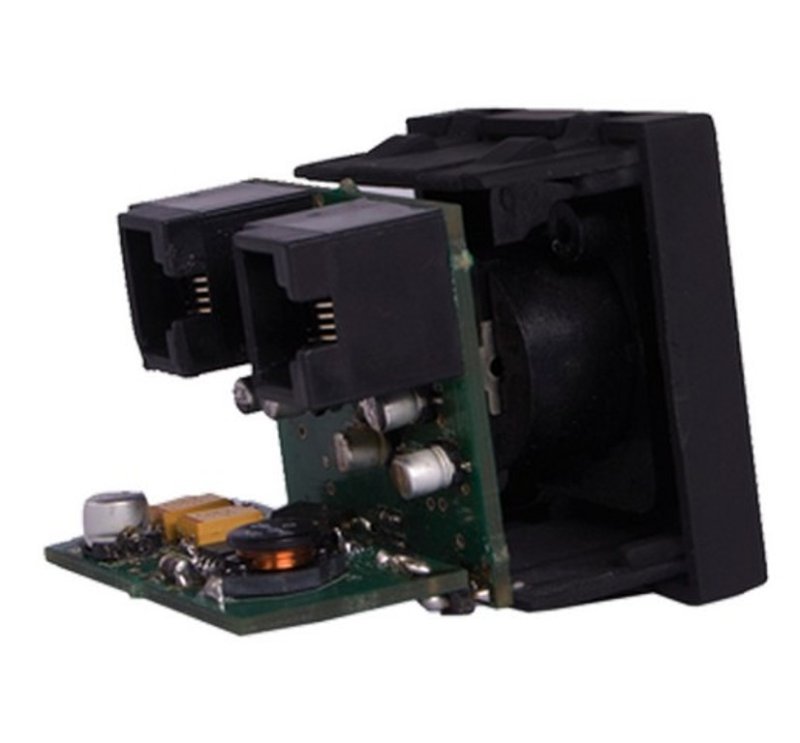 Audac Mikrofoninput XLR 45x45 standard, vit