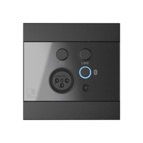 Audac V�gpanel universal Bluetooth, mic og line input, Sort
