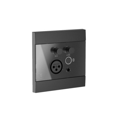 Audac V�gpanel universal Bluetooth, mic og line input, Sort