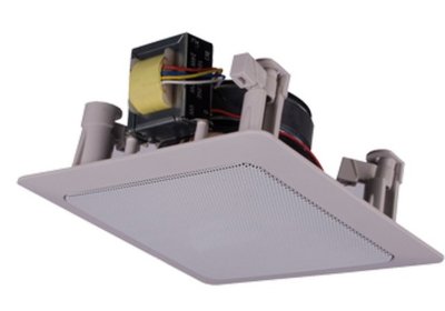 Audac WS524 2-vejs indbygningsh�jttaler 24W 100V, hvid