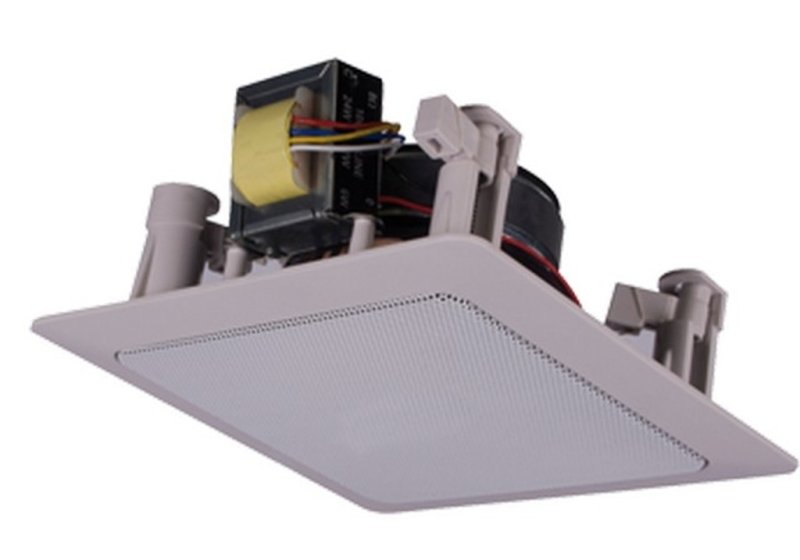 Audac WS524 2-vejs indbygningshjttaler 24W 100V, hvid