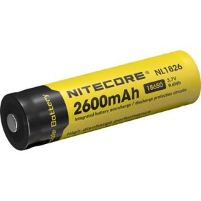 �teruppladdningsbart batteri 18650, 3,7V 9,6wh