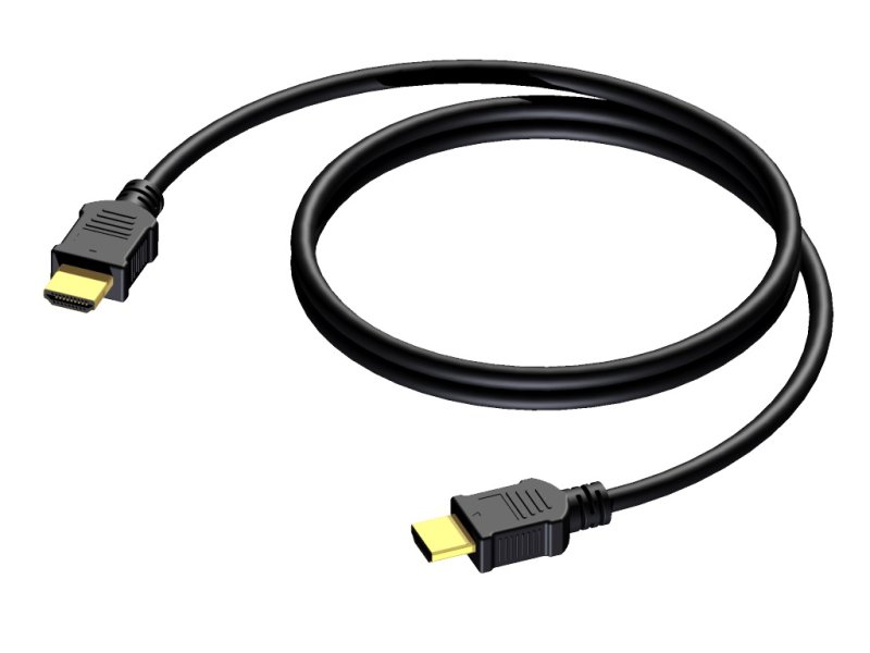 ProCab HDMI > HDMI Highspeed HDMI kabel 0,5 m