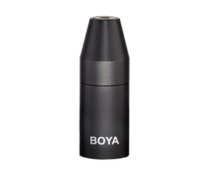 Boya adapter minijackTRS til XLR Pro, power converter