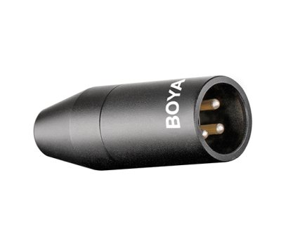 Boya adapter minijackTRS  til XLR Pro, power converter