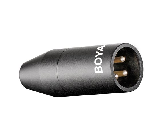 Boya adapter minijackTRS  til XLR Pro, power converter