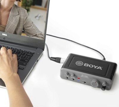 Boya lydkort AM1 USB audio interface 2 ind / 2 ud